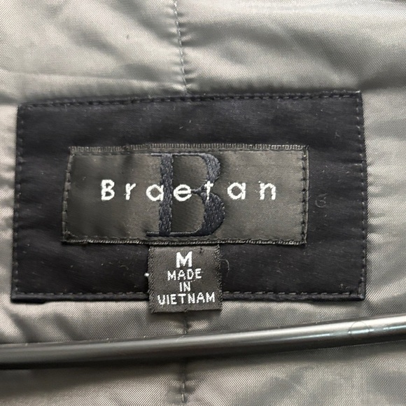 Braetan Black Coat Size Medium Woman’s Zip Up Jacket - Picture 5 of 9